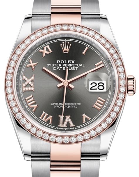 rolex datejust 36 rose gold price